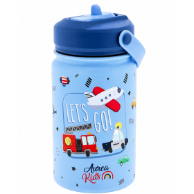 Botella Acero C/Pajita 330ml Sky Tiny Motor