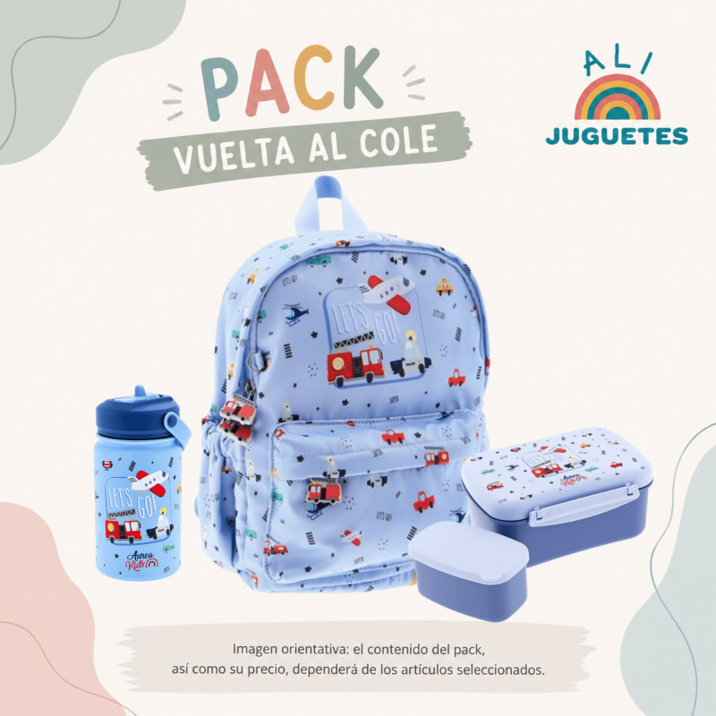 Pack Vuelta Al Cole Tiny Motors Preescolar