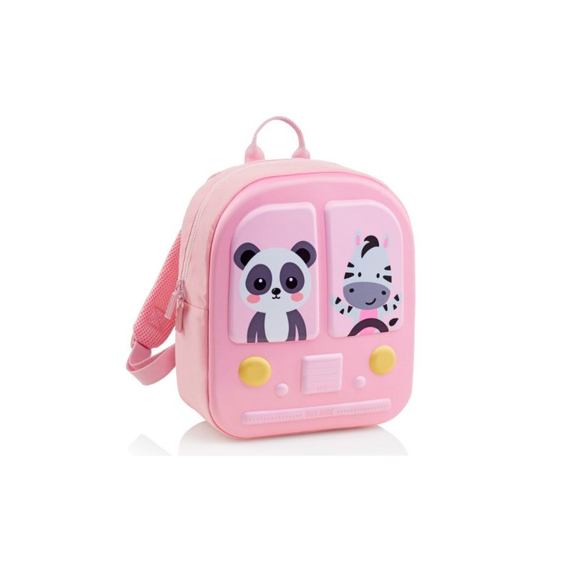 Mochila Infantil 3D Rosa Animales