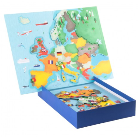 Puzzle Magnético Banderas de Europa Apli Kids