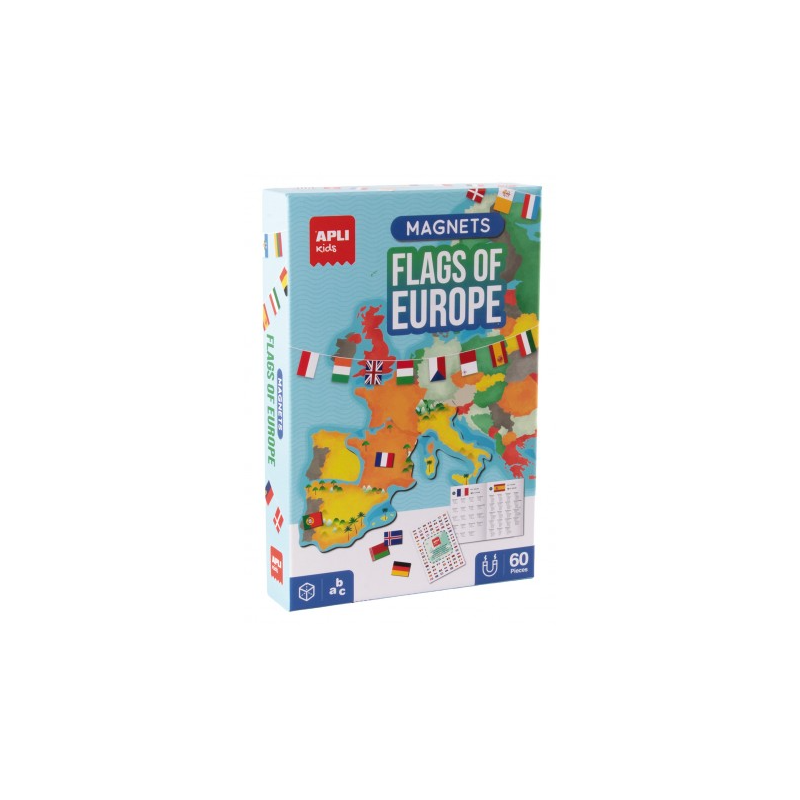 Puzzle Magnético Banderas de Europa Apli Kids