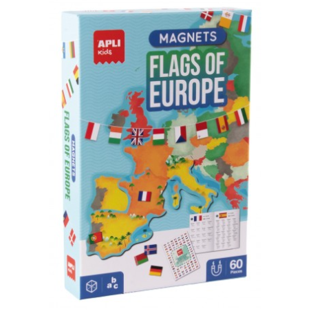 Puzzle Magnético Banderas de Europa Apli Kids