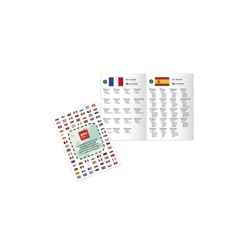 Puzzle Magnético Banderas de Europa Apli Kids