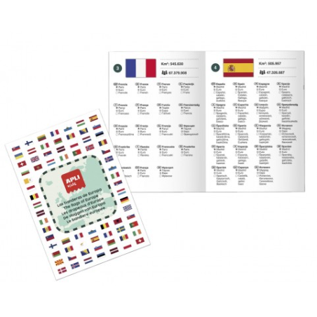 Puzzle Magnético Banderas de Europa Apli Kids