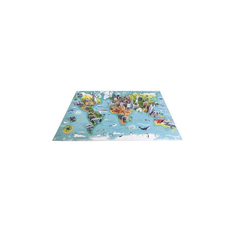 Puzzle 3D Monumentos del Mundo 240 Piezas Apli Kids
