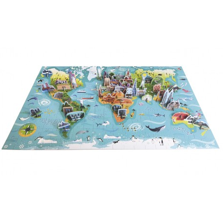 Puzzle 3D Monumentos del Mundo 240 Piezas Apli Kids