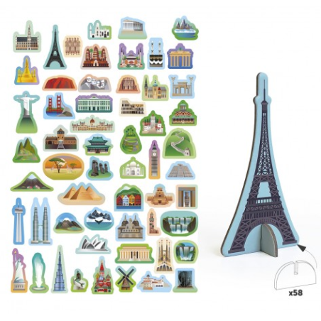 Puzzle 3D Monumentos del Mundo 240 Piezas Apli Kids