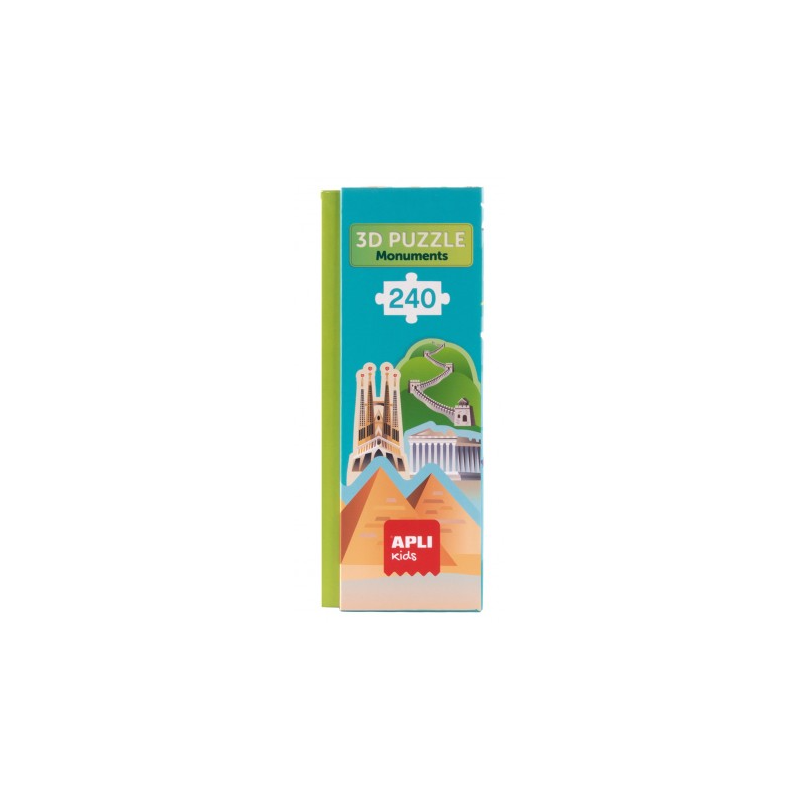 Puzzle 3D Monumentos del Mundo 240 Piezas Apli Kids