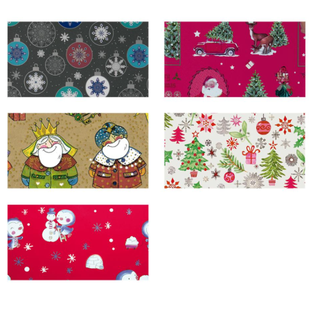 Papel de Regalo Navidad 2 x 0,70 m Surtido