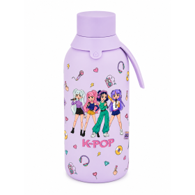 Botella Térmica K-Pop Lila 500 Ml De Aurea
