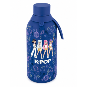 Botella Térmica K-Pop Dark Blue 500 Ml De Aurea