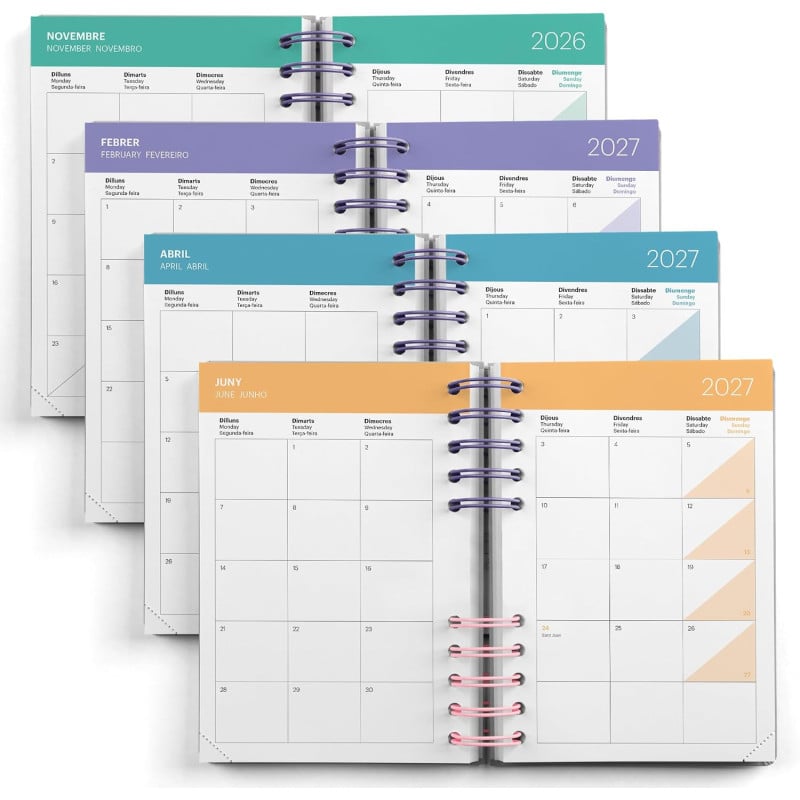 Agenda Escolar 26/27 A6 Miquelrius Malva Back To Basics