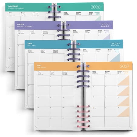 Agenda Escolar 26/27 A6 Miquelrius Malva Back To Basics