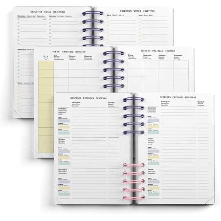 Agenda Escolar 26/27 A6 Miquelrius Malva Back To Basics