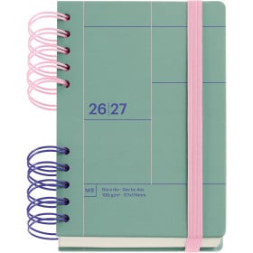 Agenda Escolar 26/27 A6 Miquelrius Verde Back To Basics De Apli Paper