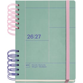Agenda Escolar 26/27 A5 Miquelrius Verde Back To Basics De Apli Paper