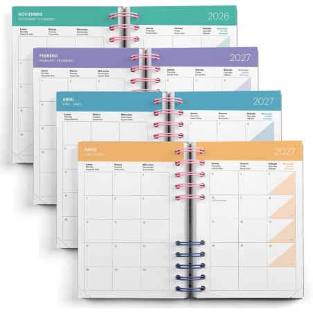 Agenda Escolar 26/27 A6 Miquelrius Verde Back To Basics
