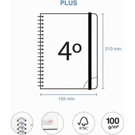 Agenda Escolar 26/27 A5 Miquelrius Verde Back To Basics De Apli Paper 2