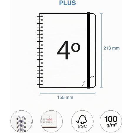 Agenda Escolar 26/27 A5 Miquelrius Verde Back To Basics