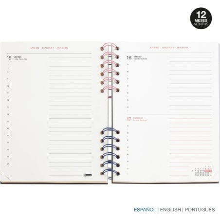 Agenda Escolar 26/27 A5 Miquelrius Verde Back To Basics