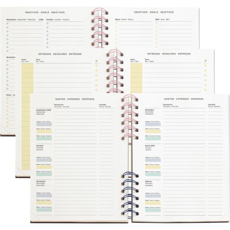 Agenda Escolar 26/27 A5 Miquelrius Verde Back To Basics