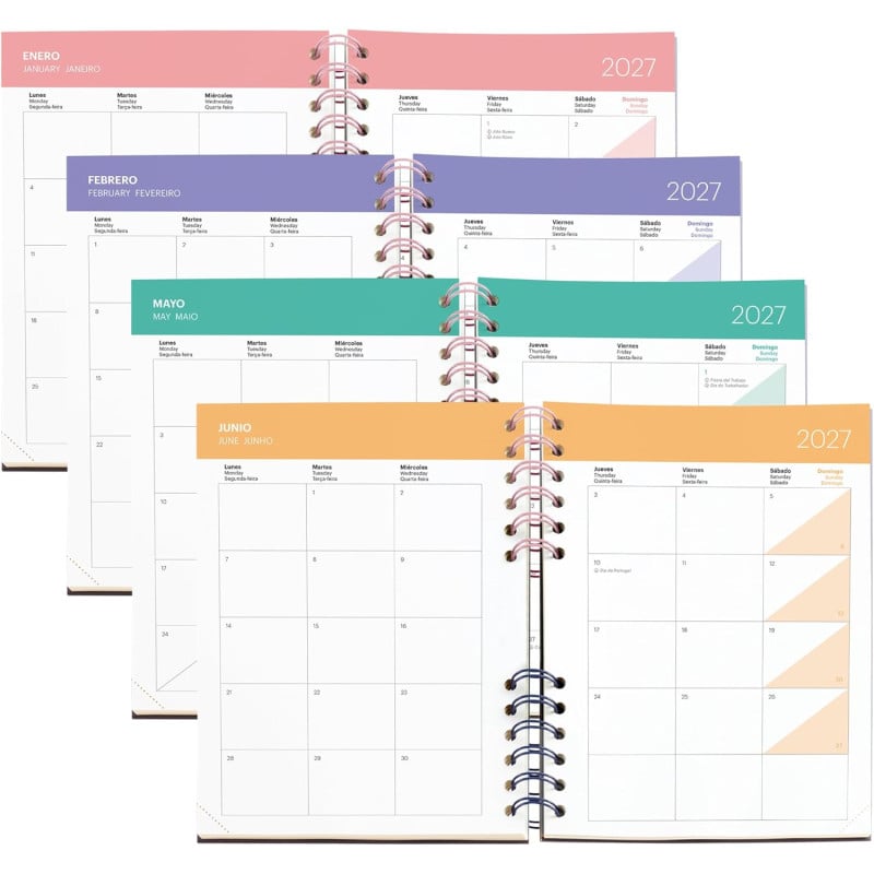 Agenda Escolar 26/27 A5 Miquelrius Verde Back To Basics