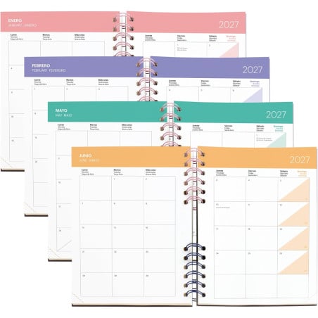 Agenda Escolar 26/27 A5 Miquelrius Verde Back To Basics