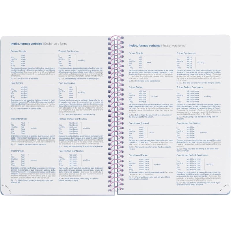 Agenda Escolar 26/27 A5 Lila Semana Vista
