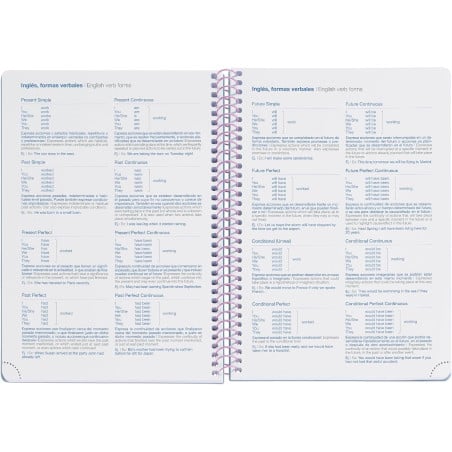 Agenda Escolar 26/27 A5 Lila Semana Vista