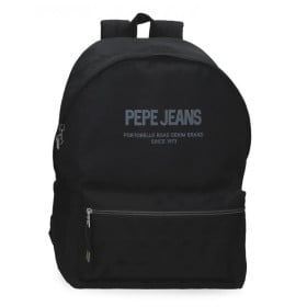 Mochila Adaptable Pepe Jeans 44 cm Negra