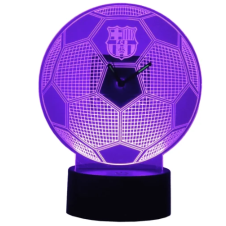 Reloj con Luz LED FC Barcelona Balón