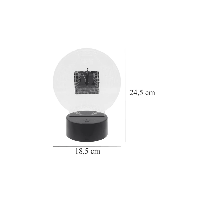 Reloj con Luz LED FC Barcelona Balón