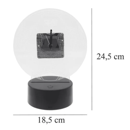 Reloj con Luz LED FC Barcelona Balón
