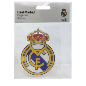 Pegatina Escudo con Relieve Real Madrid