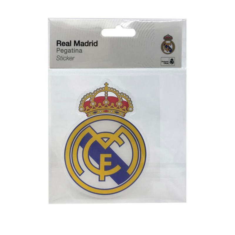 Pegatina Escudo con Relieve Real Madrid