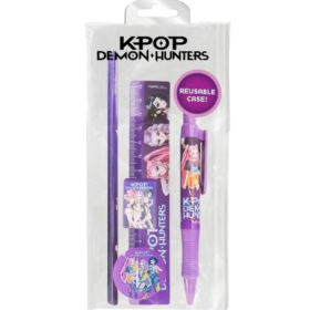 Set Papelería 5 Piezas KPop Demon Hunters