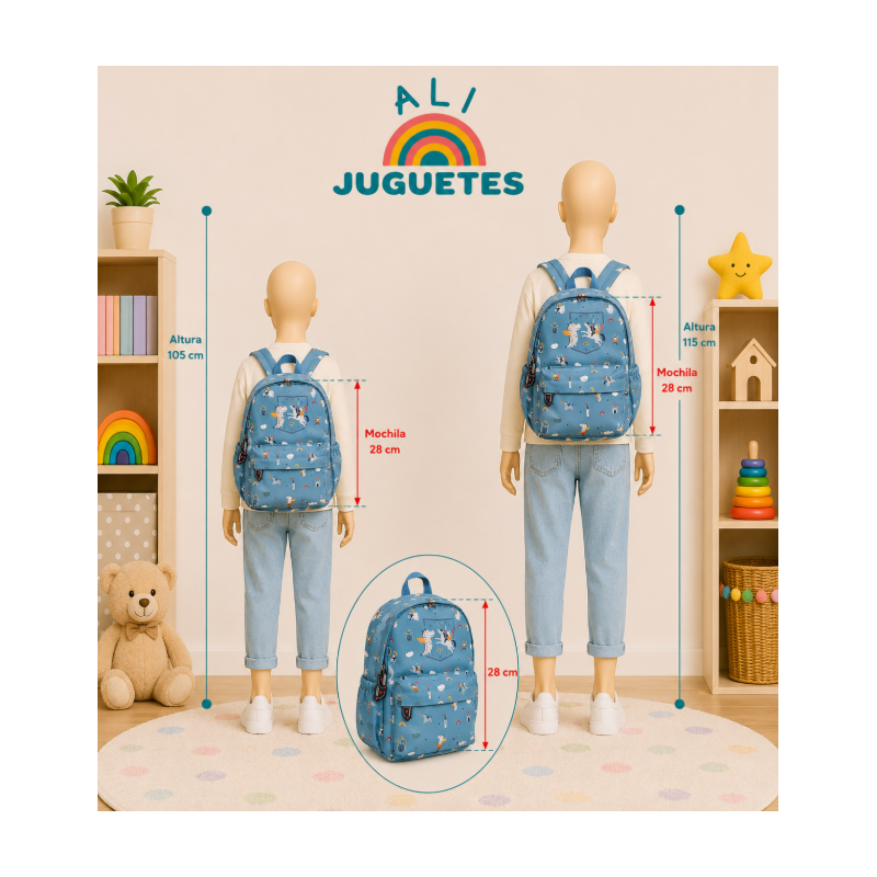 Mochila Infantil Dragon Knights