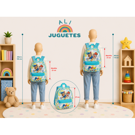 Mochila Infantil Patrulla Canina Chase Y Marshall 27 Cm