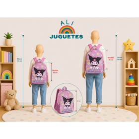 Mochila Infantil 3D Kuromi 25 Cm De K-Ractermania 2