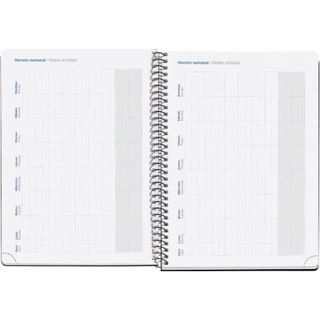 Agenda Escolar 26/27 A6 Coral Día Por Página