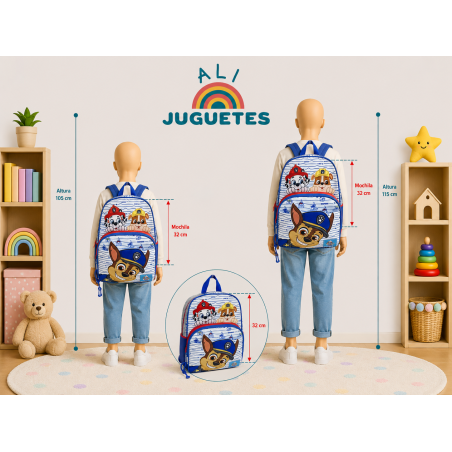 Mochila Patrulla Canina Chase 32 Cm