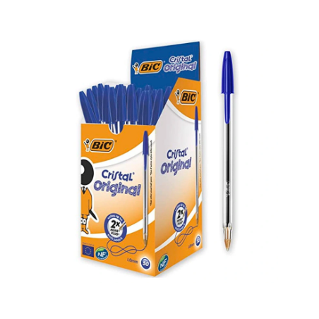 Bolígrafo Bic Cristal Original Azul 0,4 mm
