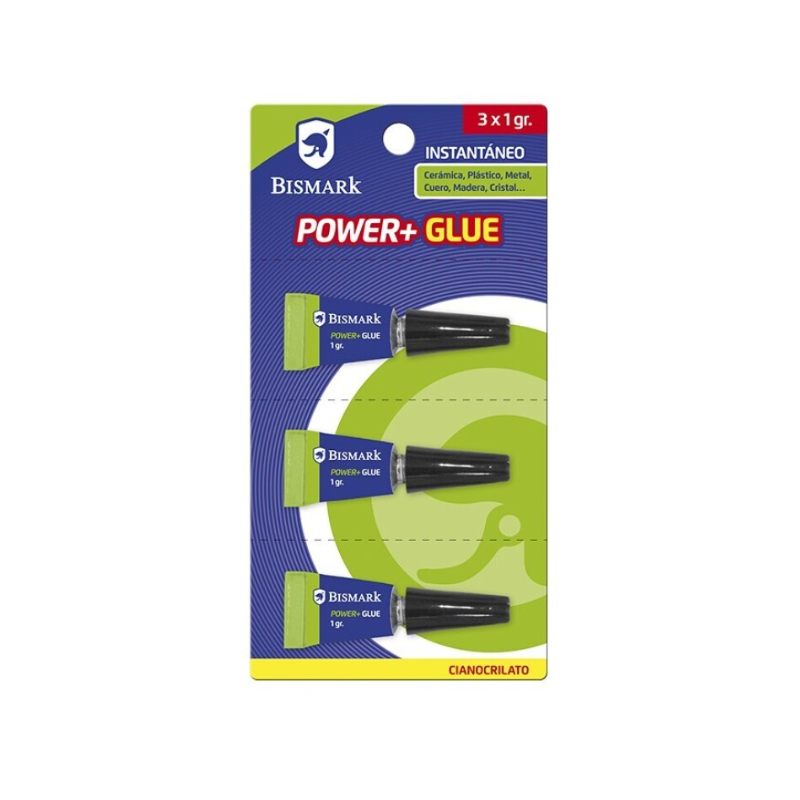 Pegamento Super Glue Bismark 3 x 1 g