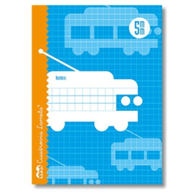 Lamela Cuaderno Cuadrícula 5 mm 16 Hojas A5