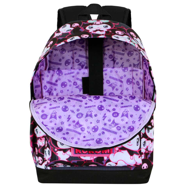 Mochila Escolar Kuromi Rouge Lila 41 Cm