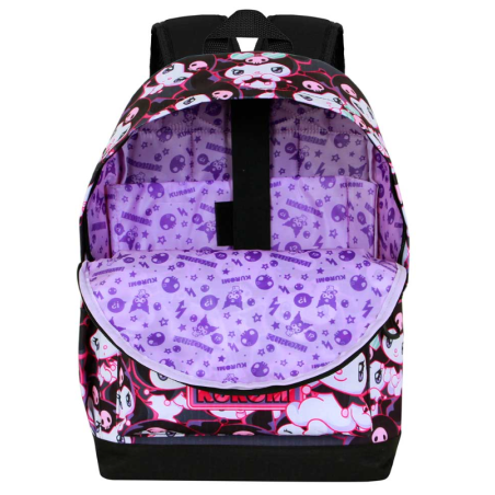 Mochila Escolar Kuromi Rouge Lila 41 Cm
