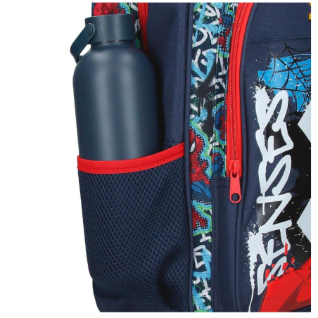 Mochila Escolar Desmontable Spiderman Grafitty