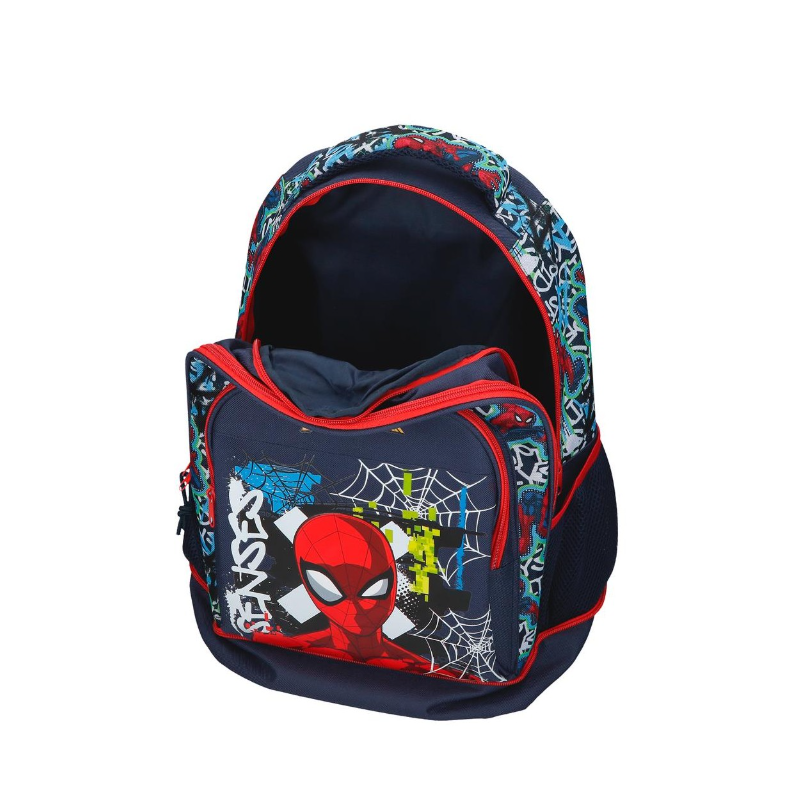 Mochila Escolar Desmontable Spiderman Grafitty