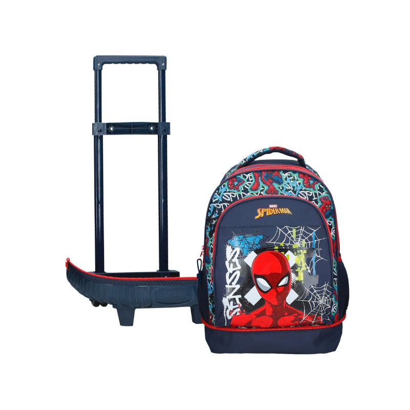 Mochila Escolar Desmontable Spiderman Grafitty