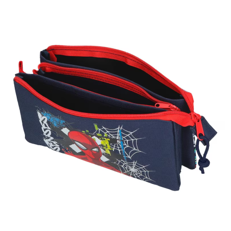 Estuche Triple Spiderman Grafitty
